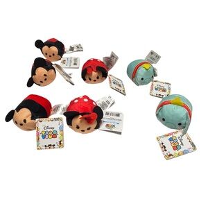 Disney Mini Tsum Tsum Plush Squishy doll Collectible Toy Micky Minnie Dumbo NWT